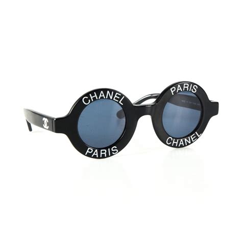 round sunglasses chanel|Chanel round sunglasses vintage.